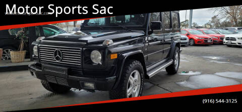 Mercedes Benz G Class For Sale In Sacramento Ca Motor Sports Sac