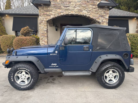 2004 Jeep Wrangler for sale at Hoyle Auto Sales in Taylorsville NC