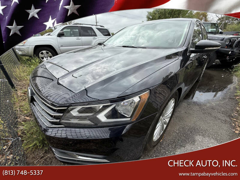 2017 Volkswagen Passat for sale at CHECK AUTO, INC. in Tampa FL