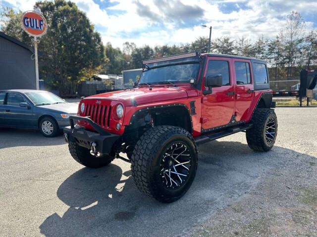 2015 Jeep Wrangler Unlimited for sale at Top Shelf Auto Sales & Repair in Denver, NC