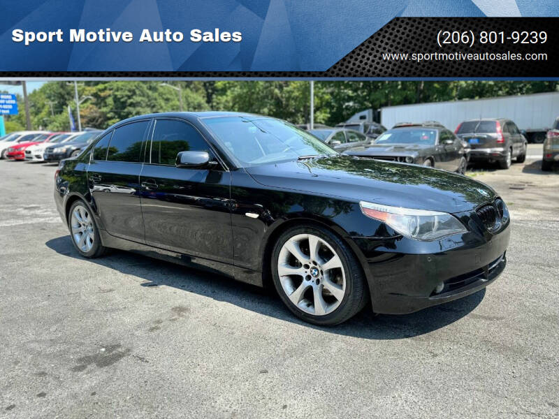 2007 BMW 5 Series for sale at Sport Motive Auto Sales in Seattle WA