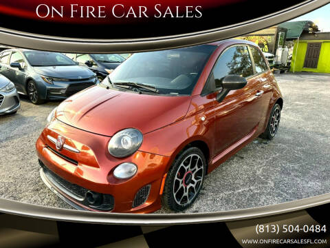 2015 FIAT 500 for sale at On Fire Car Sales in Tampa FL