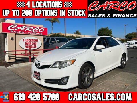2014 Toyota Camry for sale at CARCO SALES & FINANCE in Chula Vista CA