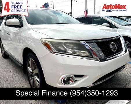 2014 Nissan Pathfinder for sale at Auto Max in Hollywood FL