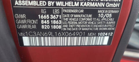 2006 Chrysler Crossfire Limited