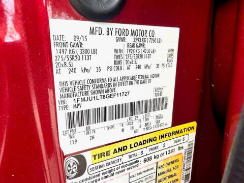 2016 Ford Expedition Platinum