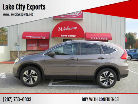2016 Honda CR-V for sale at Lake City Exports in Auburn ME