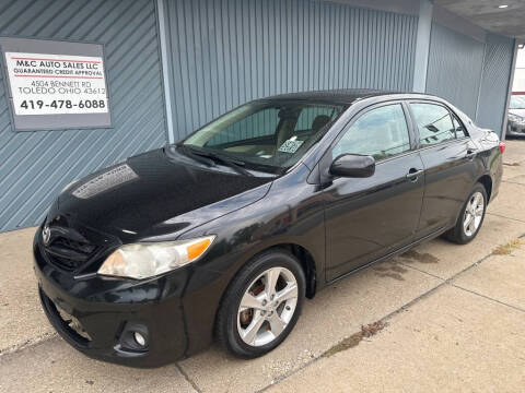 2012 Toyota Corolla for sale at M & C Auto Sales in Toledo OH