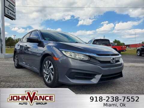 2016 Honda Civic for sale at Vance Fleet Services in Guthrie OK