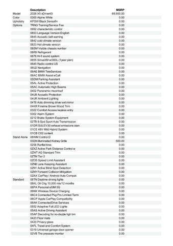 2026 BMW X5 xDrive40i