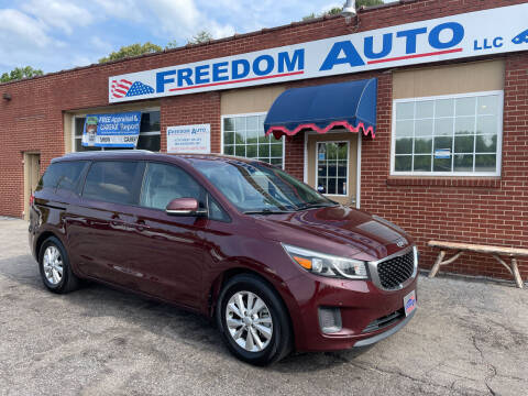 2017 Kia Sedona for sale at FREEDOM AUTO LLC in Wilkesboro NC