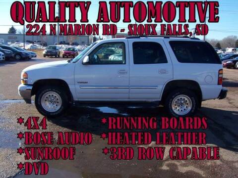 2005 GMC Yukon for sale at Quality Automotive in Sioux Falls SD