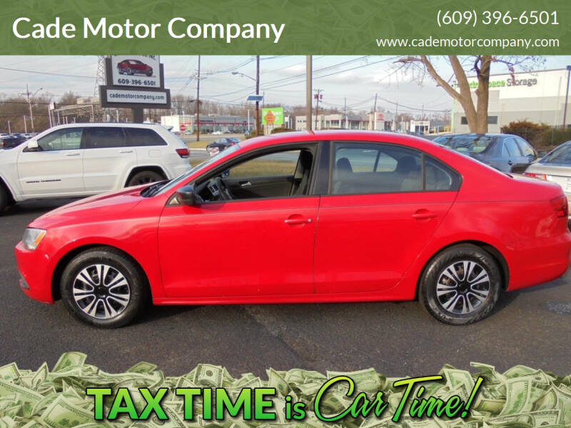 2014 Volkswagen Jetta for sale at Cade Motor Company in Lawrenceville NJ