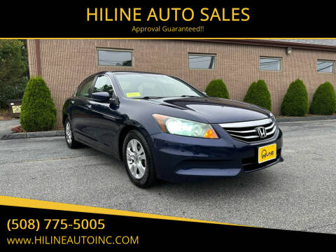 2011 Honda Accord for sale at HILINE AUTO SALES in Hyannis MA