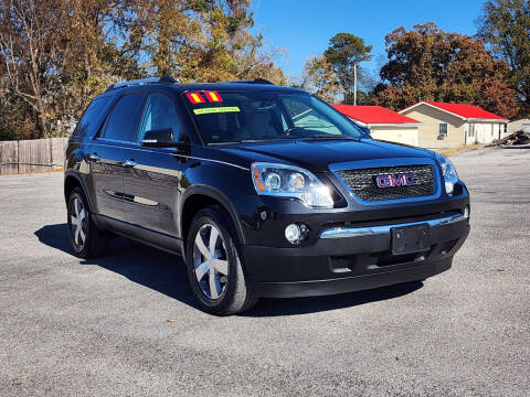 2011 GMC Acadia for sale at AutoMart East Ridge in Chattanooga TN