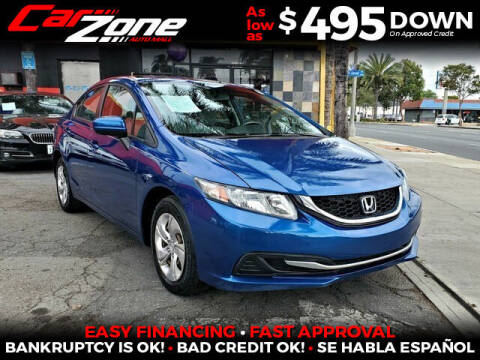 2014 Honda Civic for sale at Carzone Automall in South Gate CA