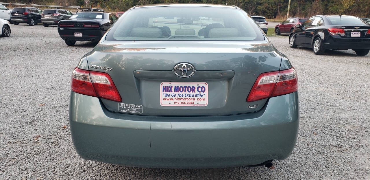 2008 Toyota Camry for sale at Hix Motor Co in Jacksonville, NC