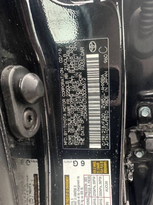 2016 Toyota Prius Two Eco