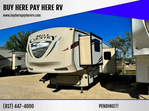 2015 Crossroads Hill Country 34BH for sale at BUY HERE PAY HERE RV in Burleson TX