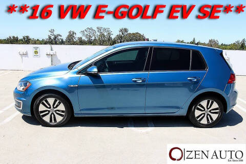 2016 Volkswagen e-Golf SE