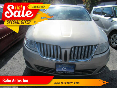 2009 Lincoln MKS for sale at Balic Autos Inc in Lanham MD