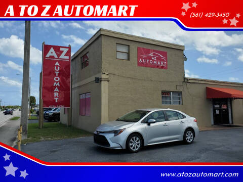 2020 Toyota Corolla for sale at A TO Z  AUTOMART in West Palm Beach FL