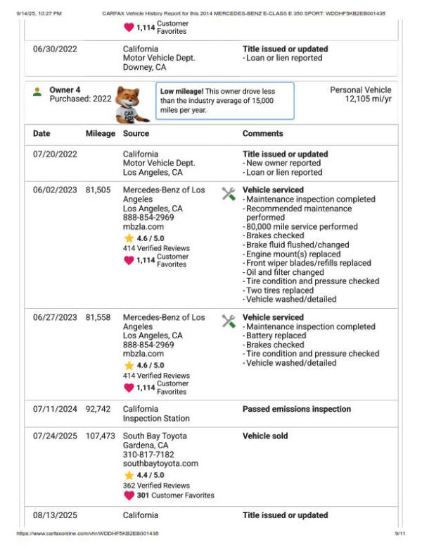 2014 Mercedes-Benz E-Class E 350 Luxury