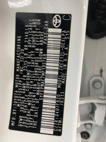 2021 Toyota Corolla LE