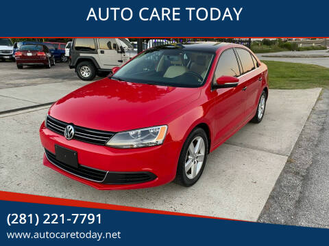 2013 Volkswagen Jetta for sale at AUTO CARE TODAY in Spring TX