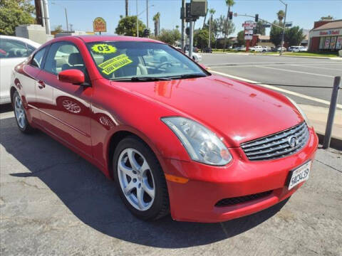 2003 Infiniti G35 for sale at Corona Auto Wholesale in Corona CA