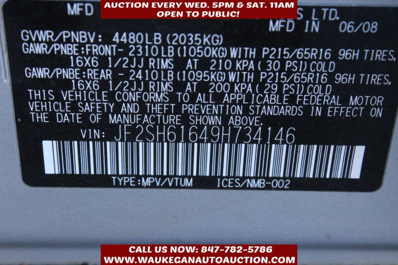 2009 Subaru Forester 2.5 X