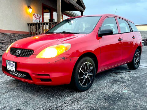 2003 Toyota Matrix for sale at Creekside Auto Sales in Pocatello ID