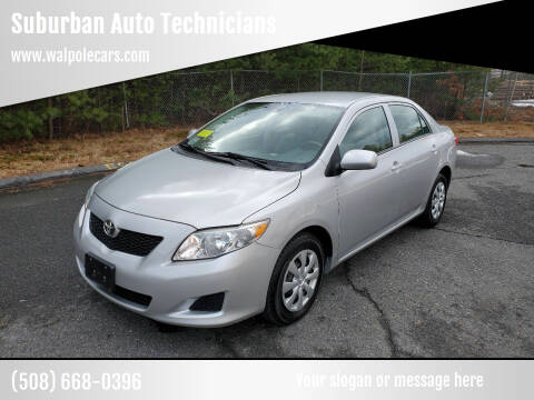 2010 Toyota Corolla for sale at Suburban Auto Technicians LLC in Walpole MA