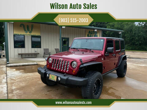 2012 Jeep Wrangler Unlimited for sale at Wilson Auto Sales in Chandler TX