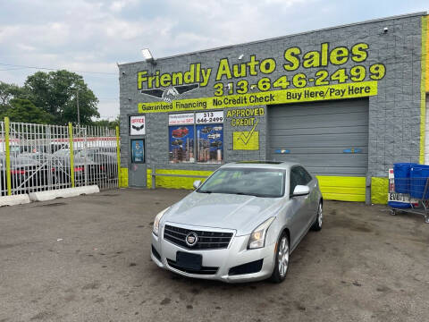 2013 Cadillac ATS for sale at Friendly Auto Sales in Detroit MI