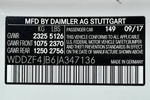 2018 Mercedes-Benz E-Class E 300