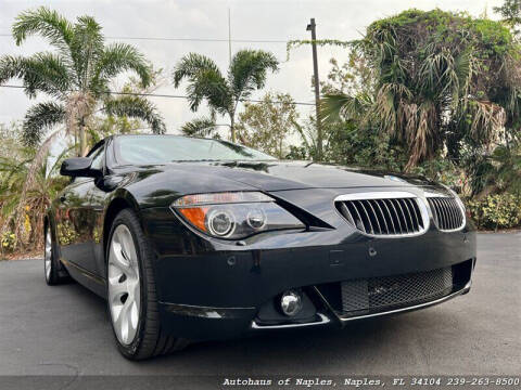 2007 BMW 6 Series for sale at Autohaus of Naples in Naples FL