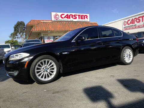 2011 BMW 5 Series for sale at CARSTER in Huntington Beach CA