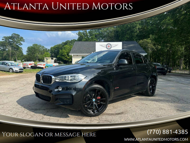 2015 BMW X6 for sale at Atlanta United Motors in Jefferson GA