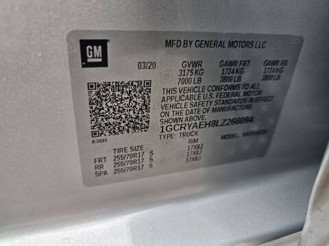 2020 Chevrolet Silverado 1500 Work Truck