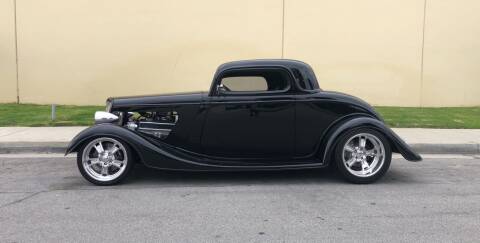 1934 Ford 3 Window Coupe for sale at HIGH-LINE MOTOR SPORTS in Brea CA