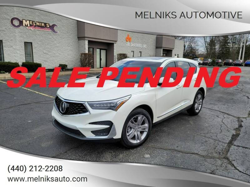 2019 Acura RDX for sale at Melniks Automotive in Berea OH