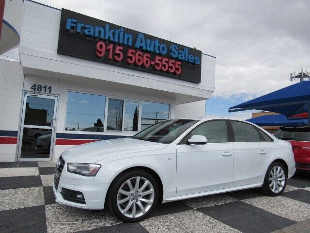 2014 Audi A4 for sale at Franklin Auto Sales in El Paso TX