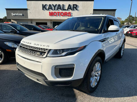 2017 Land Rover Range Rover Evoque for sale at KAYALAR MOTORS in Houston TX