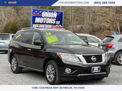 2016 Nissan Pathfinder for sale at Union Motors in Seymour TN