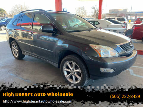 2008 Lexus RX 350 for sale at High Desert Auto Wholesale in Albuquerque NM