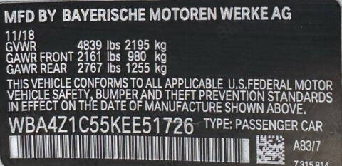 2019 BMW 4 Series 430i