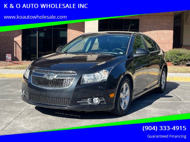 2013 Chevrolet Cruze for sale at K & O AUTO WHOLESALE INC in Jacksonville FL