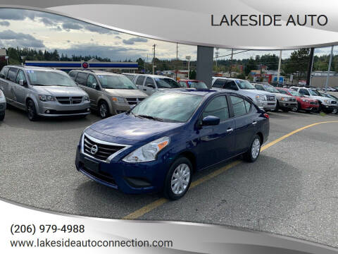 2019 Nissan Versa for sale at Lakeside Auto in Lynnwood WA