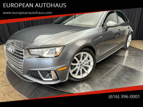 2019 Audi A4 for sale at EUROPEAN AUTOHAUS in Holland MI